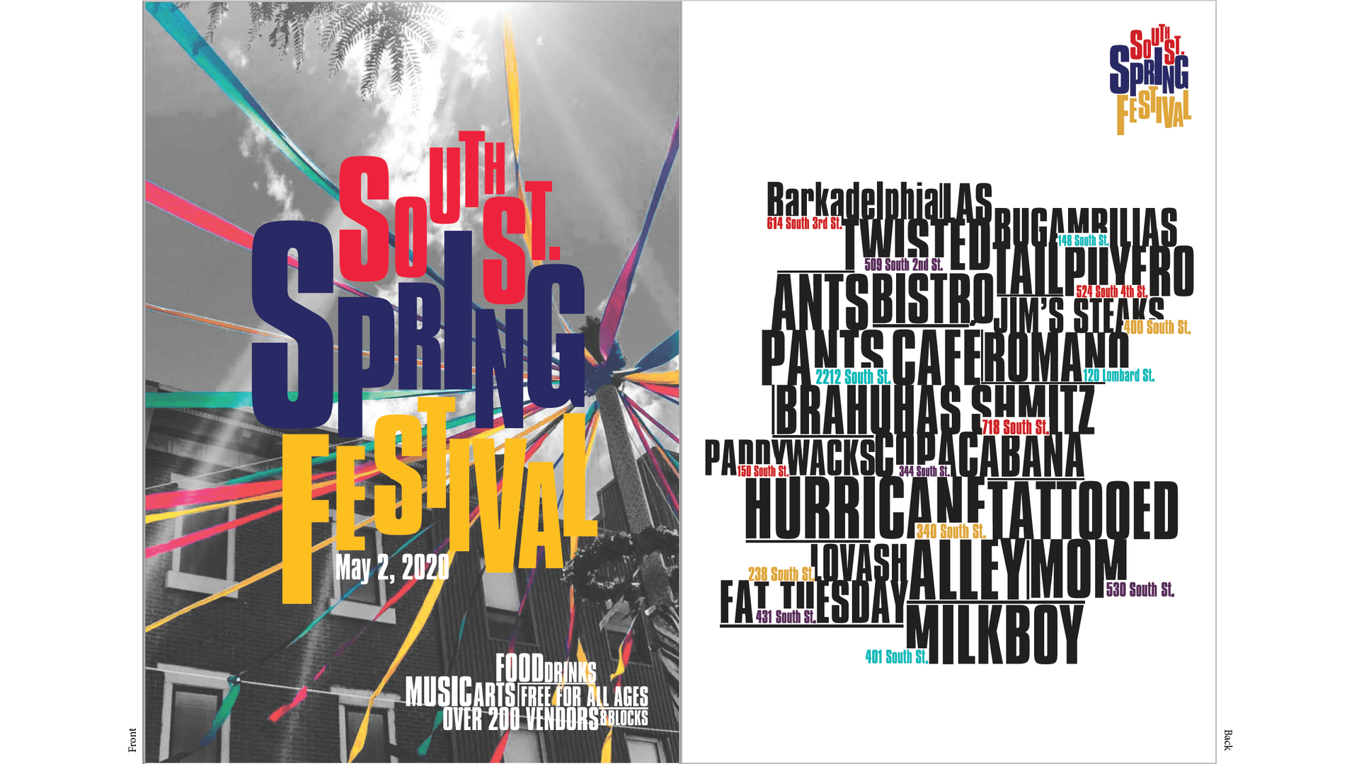 South Street Spring Festival Poster