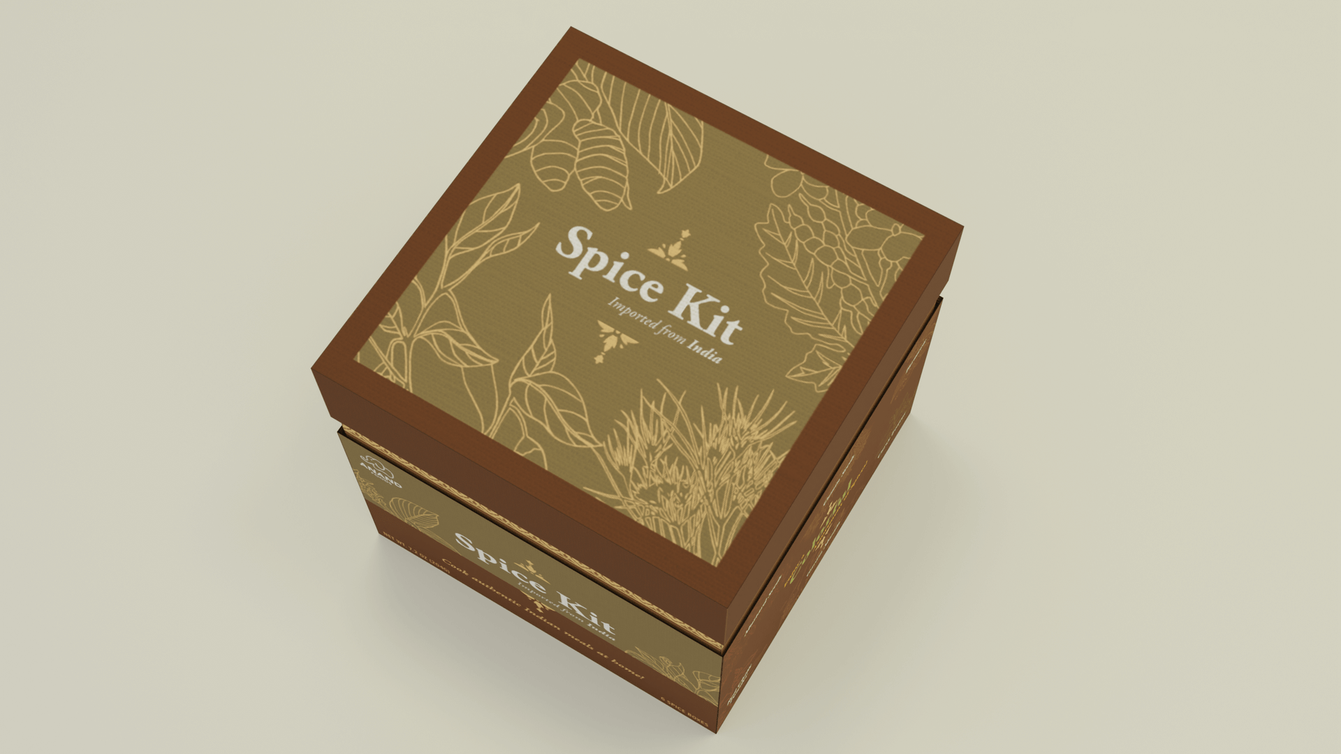 Indian Spice Kit Packaging